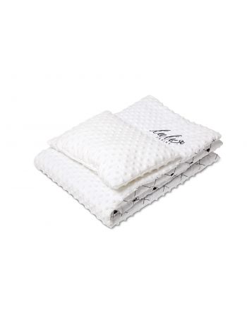 Kocyk Minky Biały Lulu Design dla dziecka