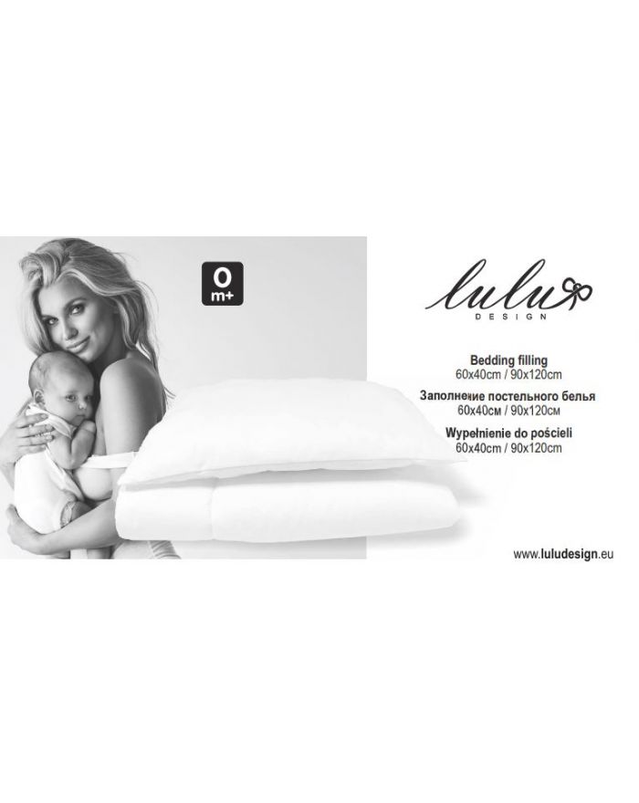 Wkład do pościeli Lulu Design dla dziecka niemowlak poduszka + kołderka